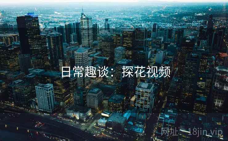 日常趣谈：探花视频