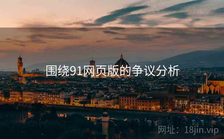 围绕91网页版的争议分析
