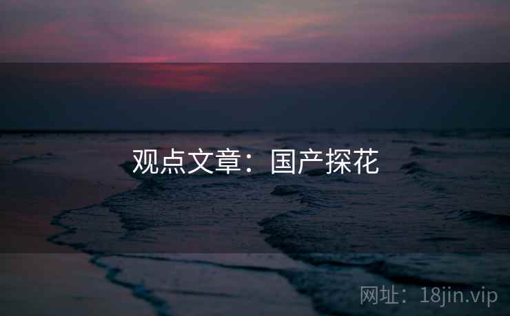 观点文章:国产探花