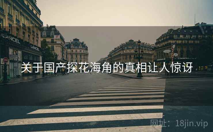 关于国产探花海角的真相让人惊讶