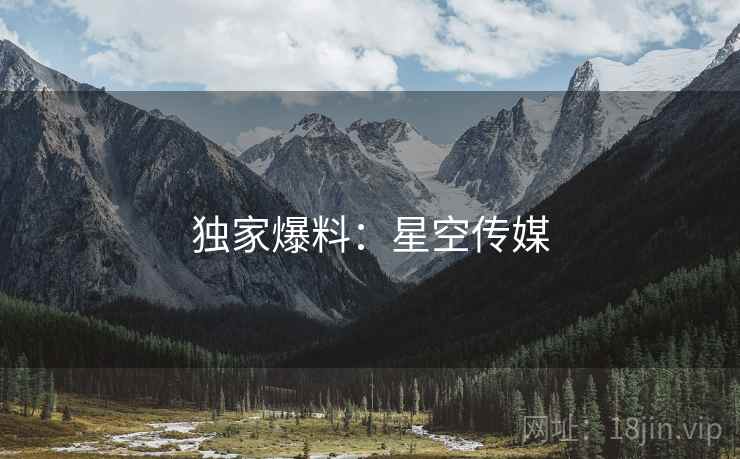 独家爆料:星空传媒
