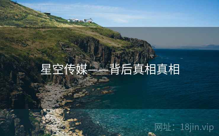 星空传媒——背后真相真相